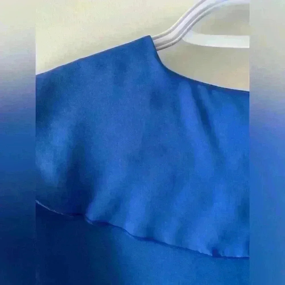 VINTAGE PORTS Ruffle Neck Blouse - Picture 3 of 5